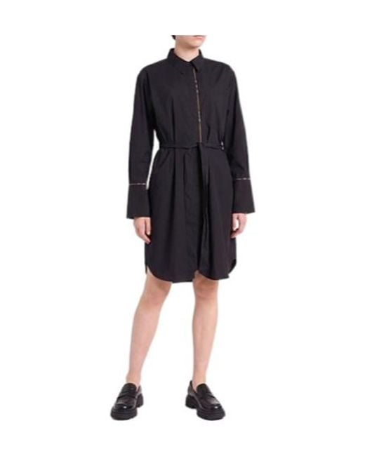 Burberry Black Midi Dresses