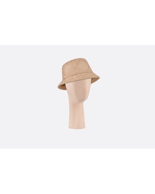 Dior Natural Teddy-D Macrocannage Small Brim Bucket Hat