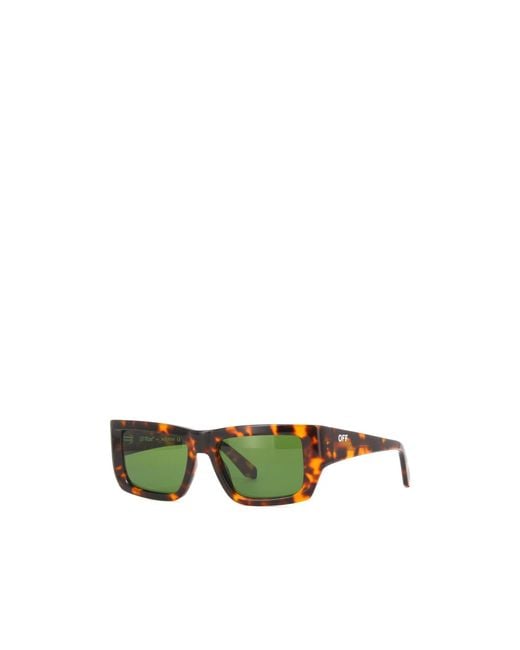 Off-White c/o Virgil Abloh Green Full Frame Sunglasses for men