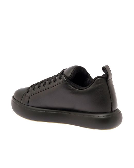 Bottega Veneta Black Tennis Lace-Up Sneakers for men