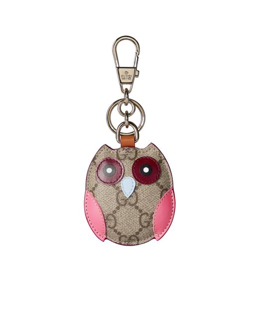 Gucci Pink Owl-Shaped Bag Charm