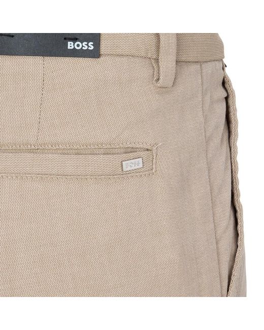 Boss Natural Belt Loop Casual Pants for men
