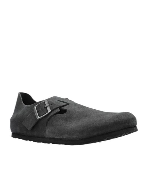 Birkenstock Black Flat Business-Casual Shoes for men