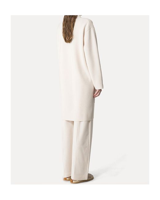 Forte_forte White Long-Sleeved Coat