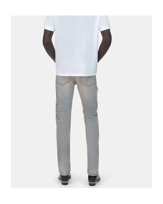 Amiri Gray Vintage Effect Slim Fit Jeans for men