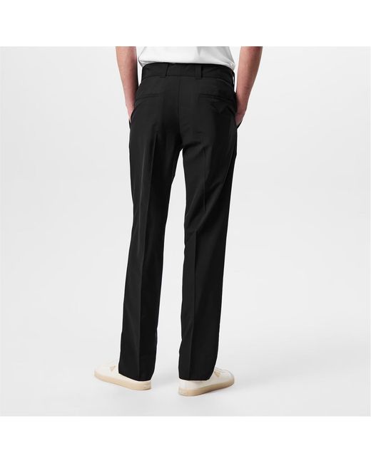 Prada Blue Wool Casual Pants for men