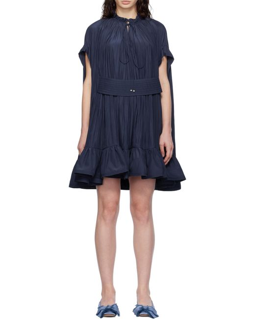 Lanvin Blue Mini Dress