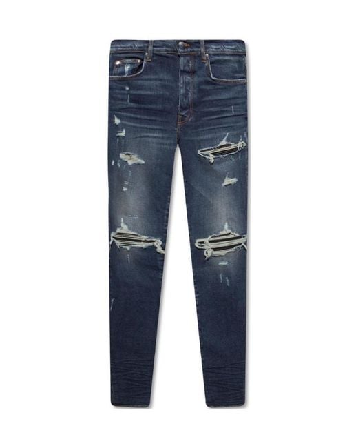 Amiri Blue Five-Pocket Jeans for men