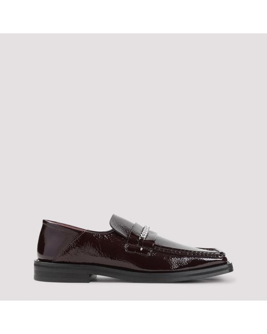 Martine Rose Brown Chain Fold-Back Loafers for men