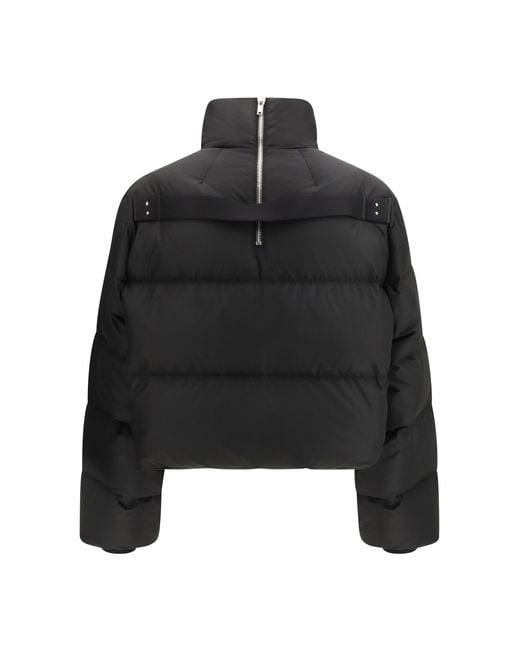 Moncler Black Moncler Rick Owens Cropped Cyclopic Jacket for men