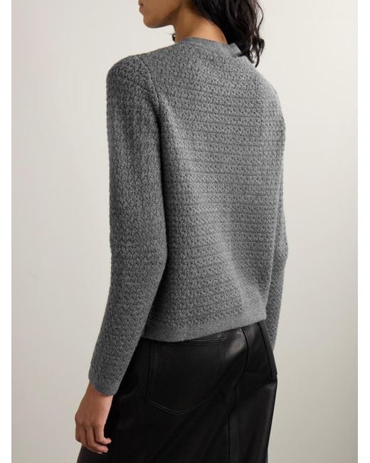 arch4 Gray Ribbed Sweater