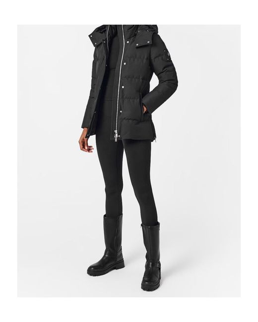 Moose Knuckles Black Short Down Jacket