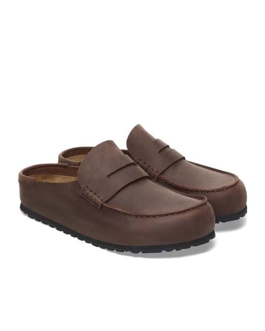 Birkenstock Brown Naples Wrapped Sandals for men