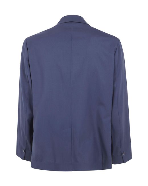 PT01 Blue Double Breasted Jacket for men