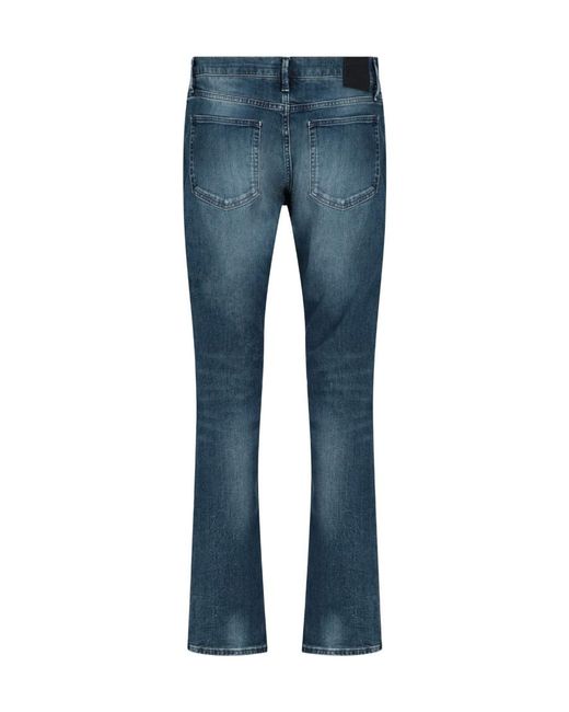 Polo Ralph Lauren Blue Bleached-Wash Slim-Cut Jeans for men
