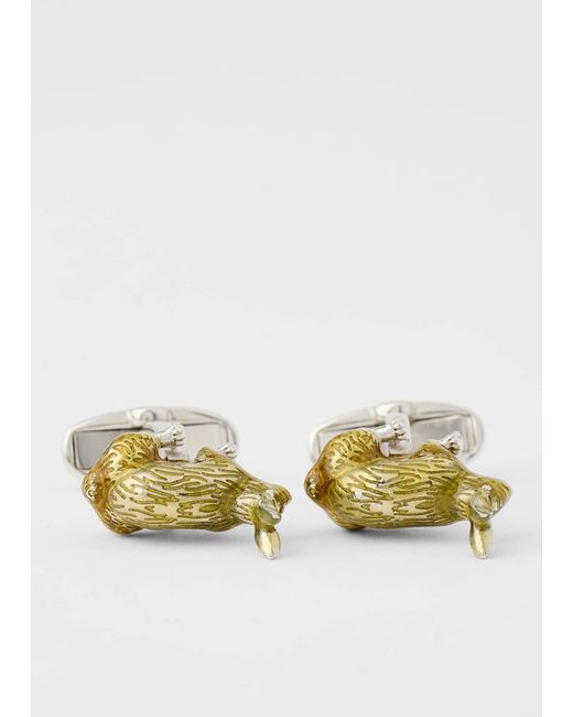Paul Smith White Rabbit Cufflinks for men