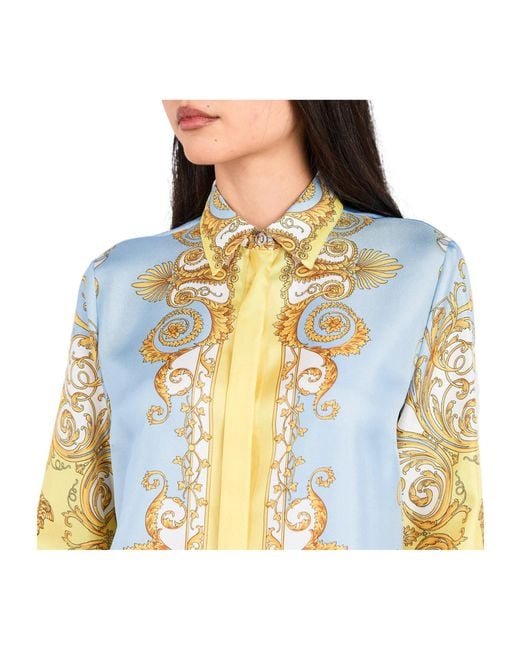 Versace White Printed Shirt