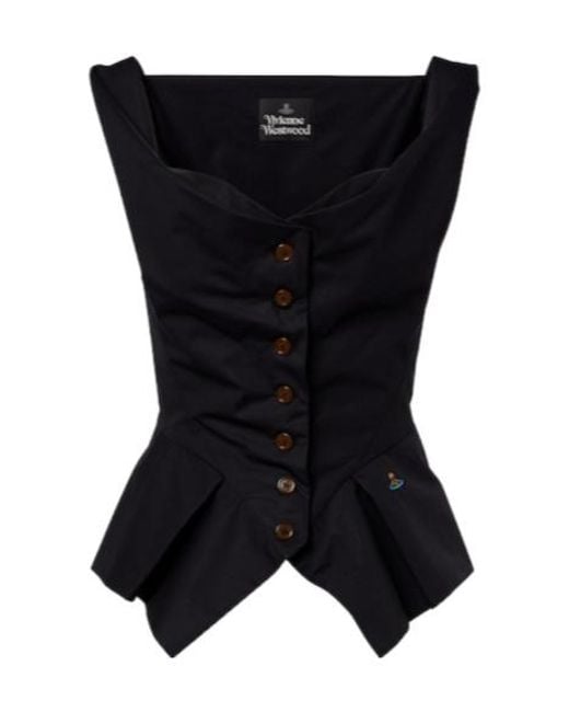 Vivienne Westwood Black Monday Cotton Top