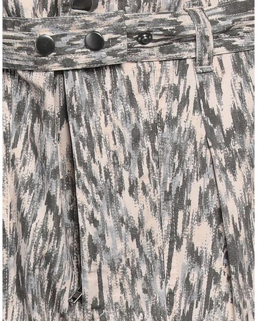 Isabel Marant Gray Camouflage Pattern Shorts
