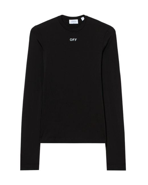 Off-White c/o Virgil Abloh Black Off Stamp Second Skin Top
