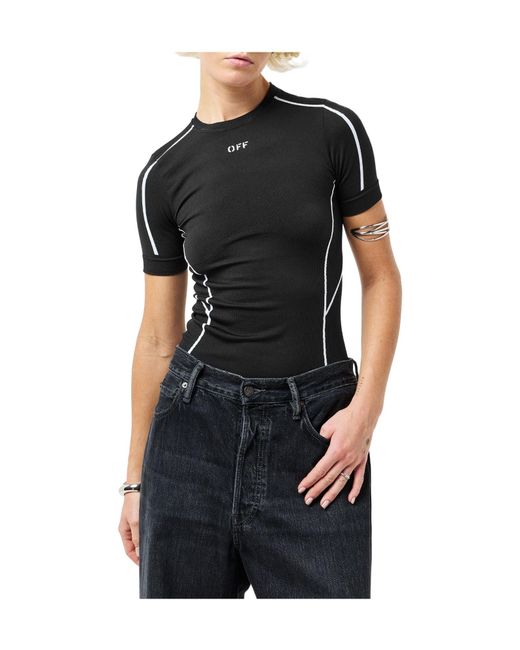 Off-White c/o Virgil Abloh Black Seamless Baby Tee