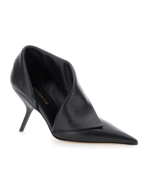Ferragamo Black Eva Pump