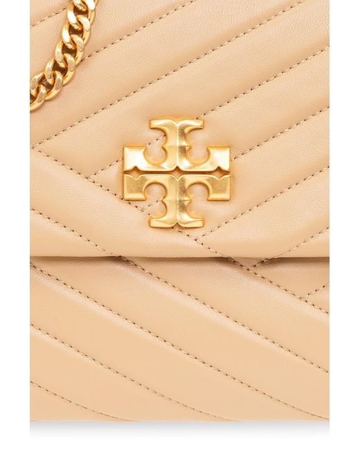 Tory Burch Natural Kira Foldover Convertible Shoulder Bag