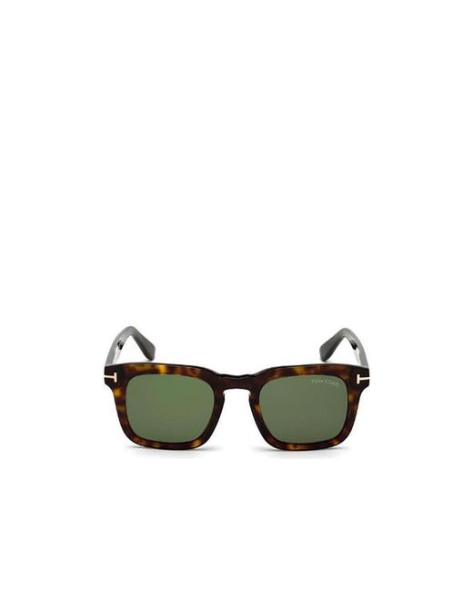 Tom Ford Green Eyewear Square Frame Sunglassses for men
