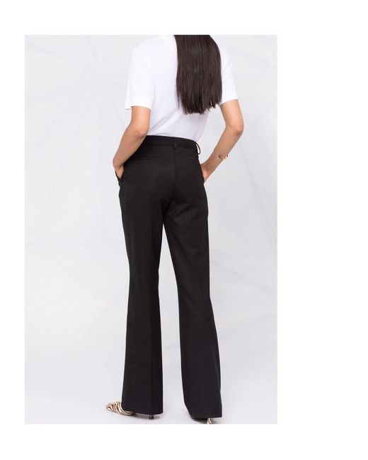 P.A.R.O.S.H. Black P.A.R.O..H. Flared Tailored Pants