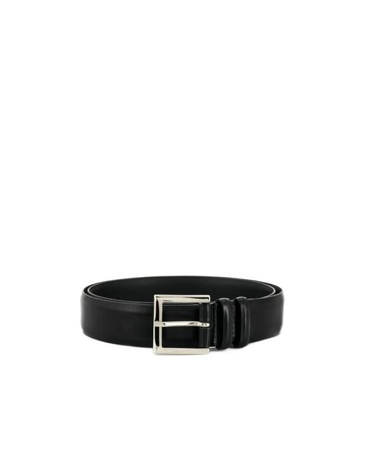 Orciani White Classic Buckle Belt