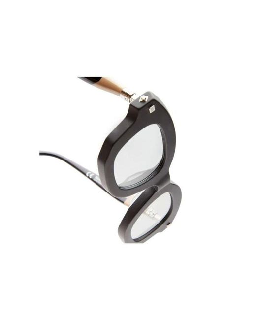 Kuboraum White Square-Frame Sunglasses for men