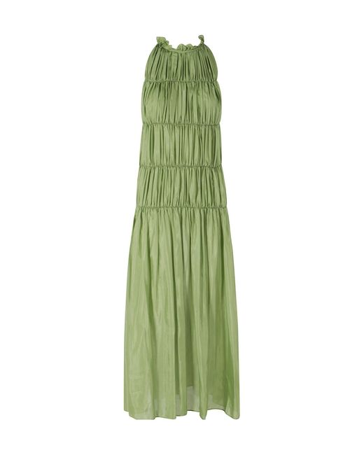 Semicouture Green Sleeveless Dress