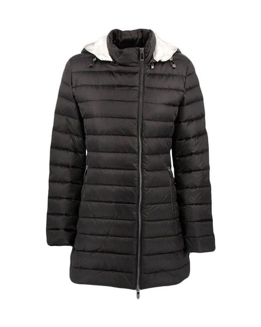 Armani Jeans Black Quilted Down Jacket