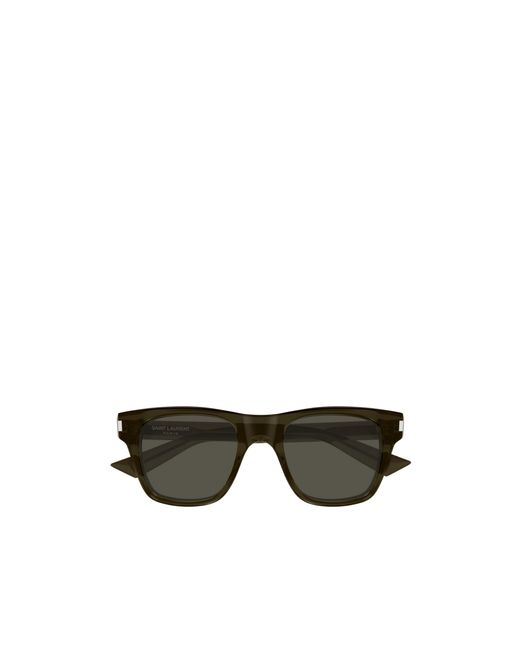 Saint Laurent Black Square-Frame Sunglasses for men