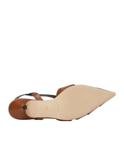 Scarosso Brown Clio Slingback Pumps