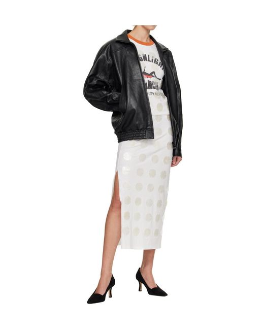 Conner Ives Black Batwing Leather Jacket