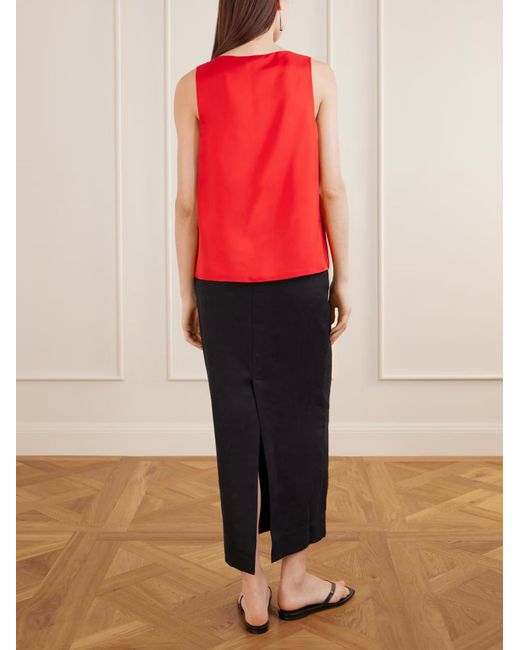 Rohe Red Sleeveless Vest