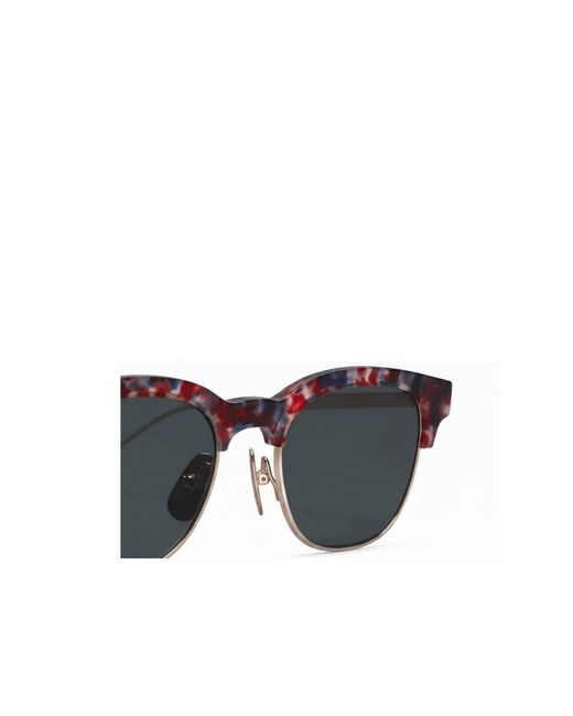 Thom Browne Multicolor Patterned Browline Sunglasses for men