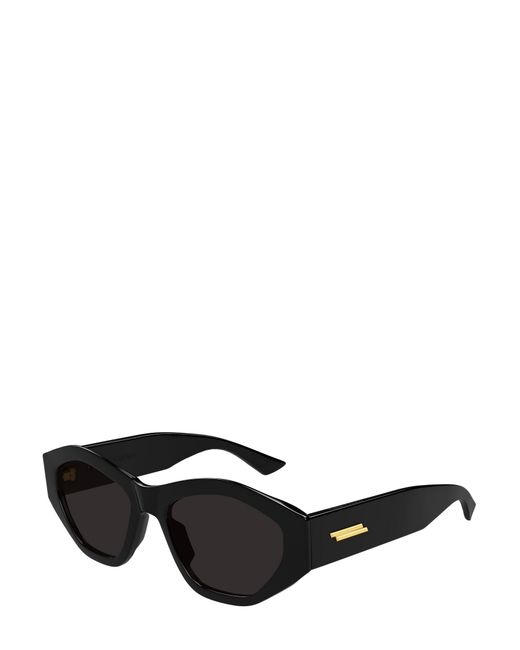 Bottega Veneta Green Eyewear Geometric Frame Sunglasses