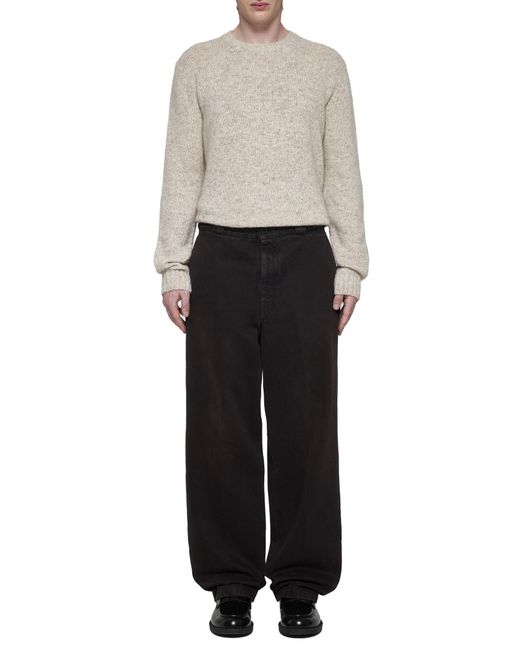 Prada White Long-Sleeved Sweater for men
