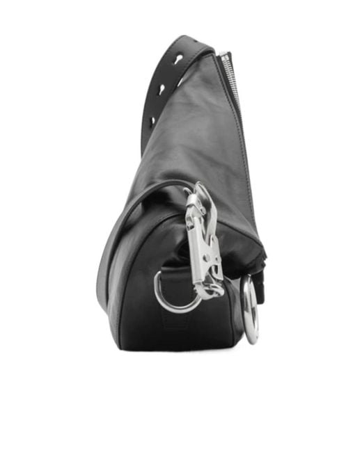 Burberry Black Knight Small Leather Shoulder Bag
