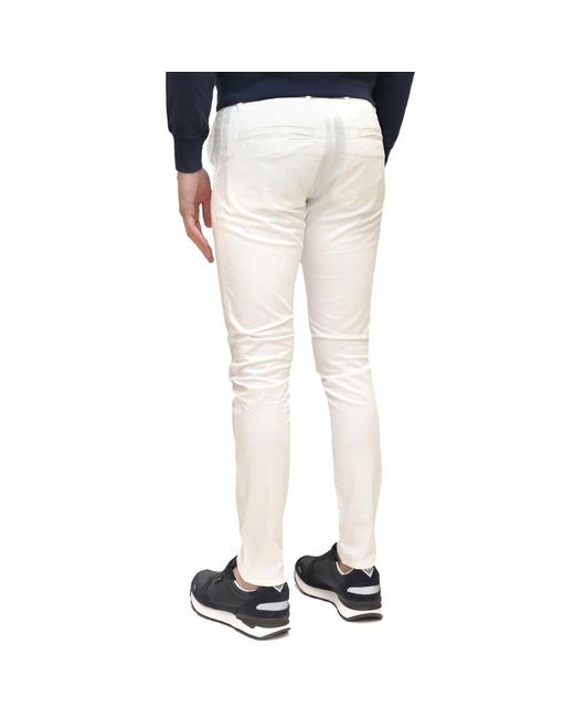 Emporio Armani Blue Slim Casual Pants for men