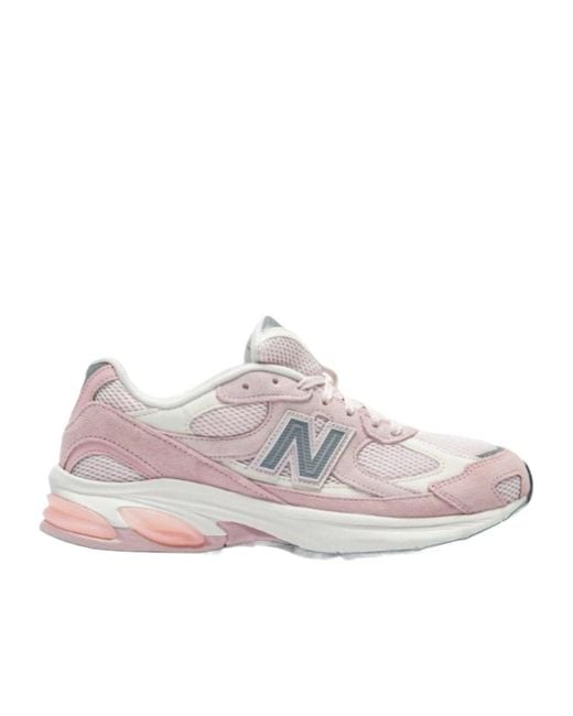 New Balance Gray Lace-Up Sneakers for men