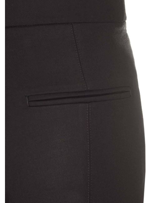 Totême Blue Totême High-Waisted Slim-Cut Trousers