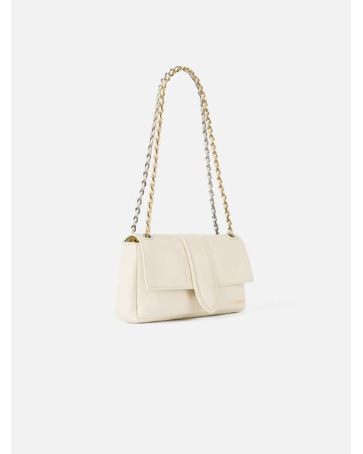Jacquemus White Le Bambino Chain Shoulder Bag