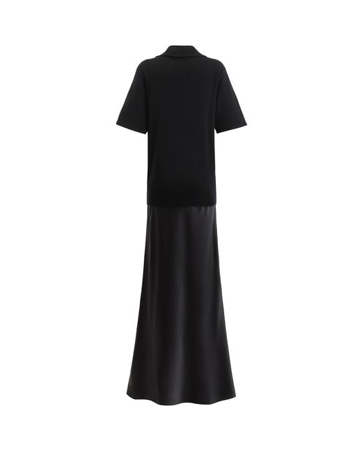 Christopher Esber Black Short Sleeve Dress