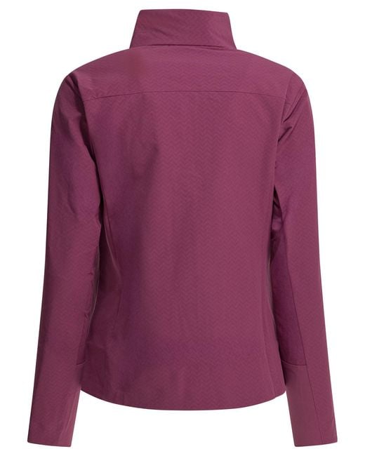 Patagonia Purple Long-Sleeved Zipped Jacket