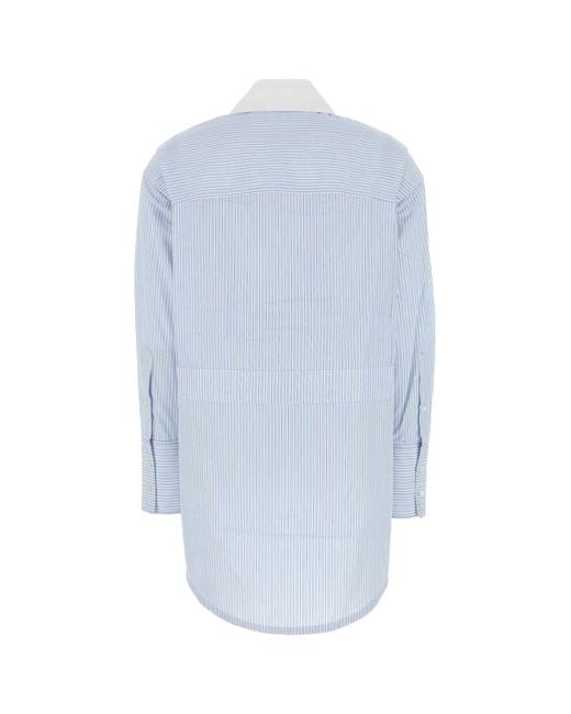 Co. Blue Striped Button-Up Shirt