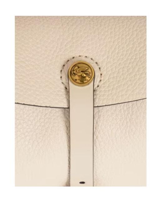 Etro Natural Buckle Detailed Shoulder Bag