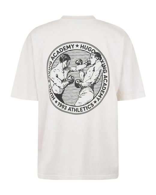 Boss Offwhite Crewneck Shortsleeve Tee for men